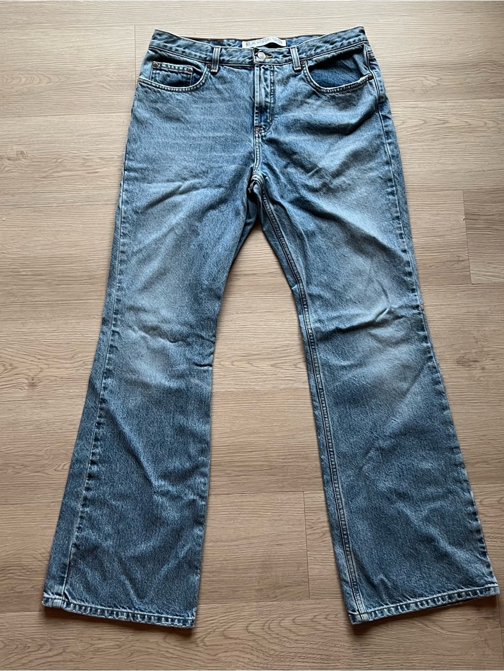 Express Y2K Low Rise Flare Jeans